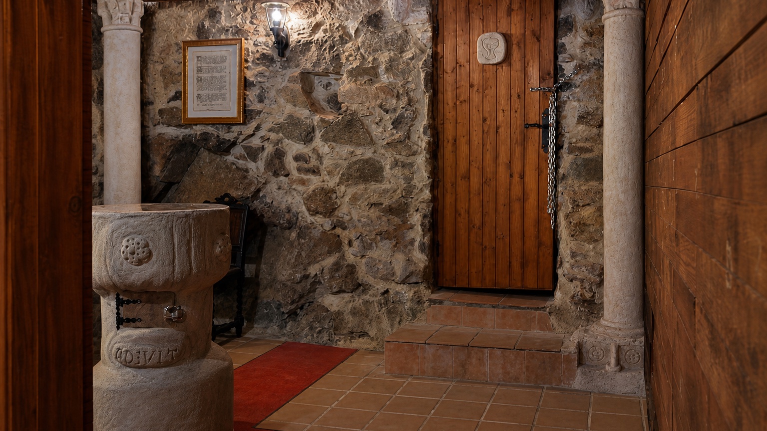 Interior actual de La Búsqueda Escape Room en Casa dos Muros